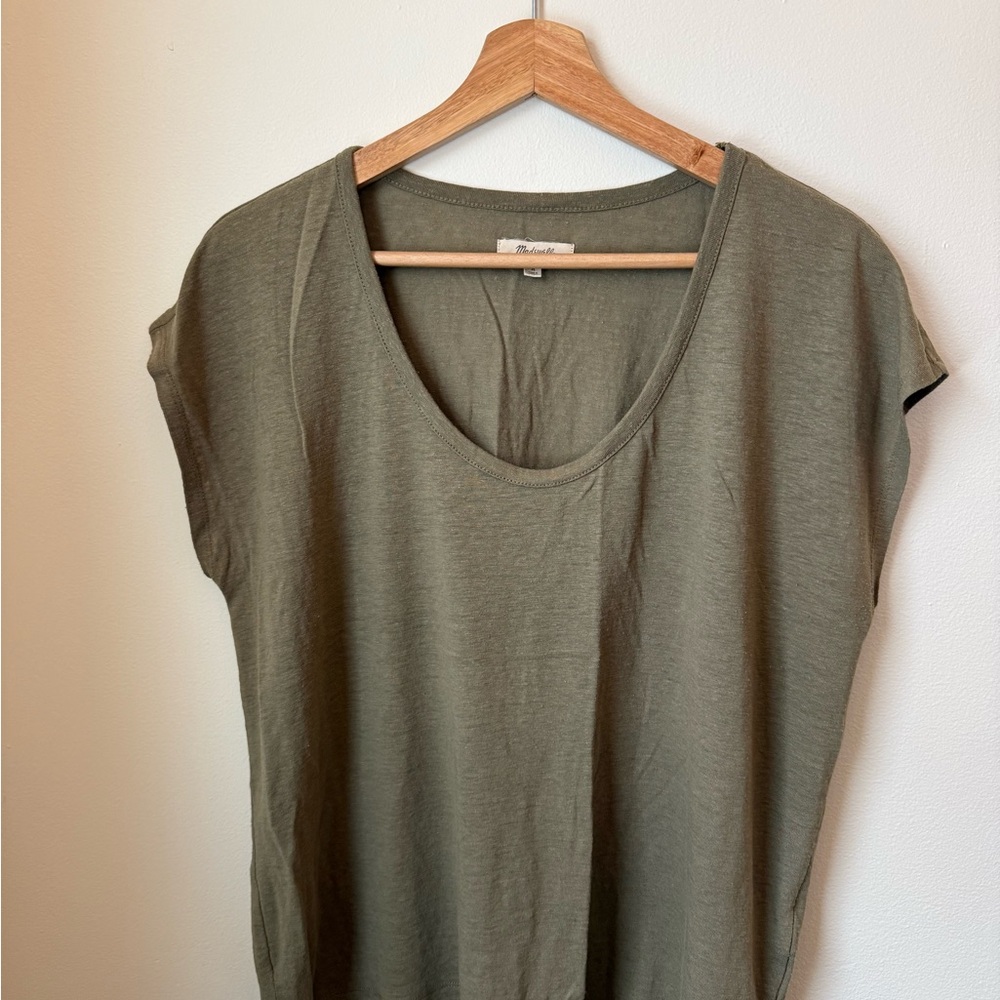 Madewell Women’s Khaki Green Short Sleeve Tee M